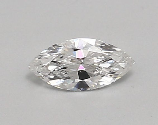 Lab-Grown Marquise Diamond - 0.36 Carats, E Color, VS2 Clarity - Certified by IGI - Report Number: LG690524604