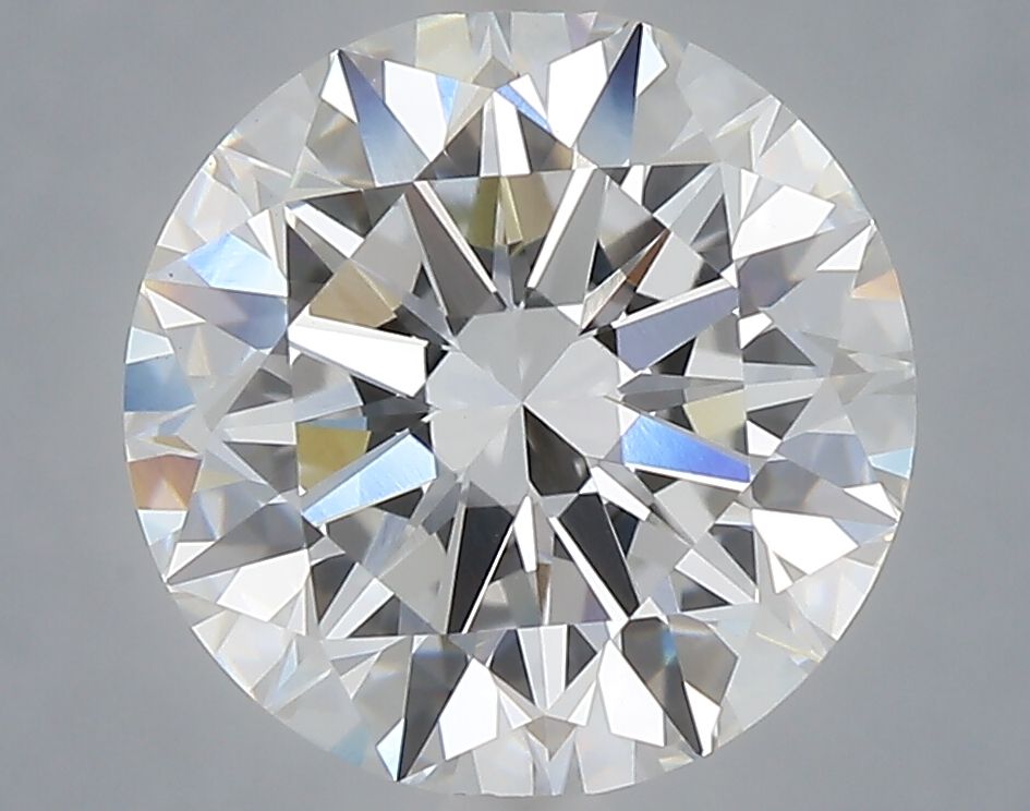Lab-Grown Round Diamond - 3.07 Carats, E Color, VVS2 Clarity - Certified by IGI - Report Number: LG708585304