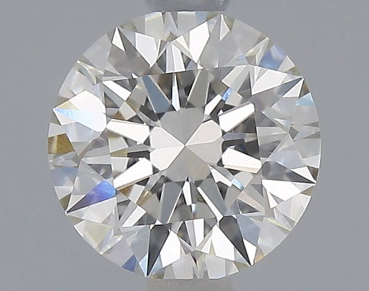 Lab-Grown Round Diamond - 1.1 Carats, Fancy Vivid Blue Color, VVS2 Clarity - Certified by IGI - Report Number: LG680563641