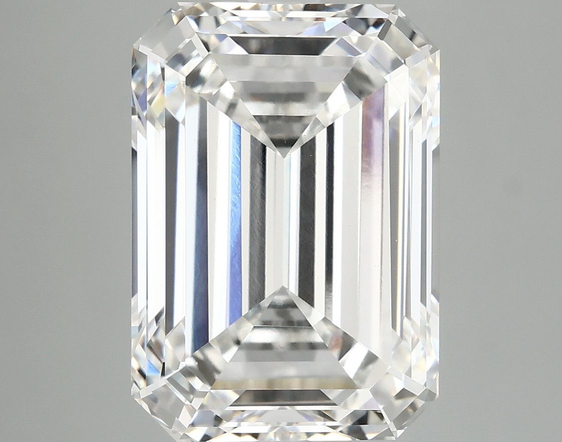 Lab-Grown Emerald Diamond - 7.43 Carats, F Color, VVS2 Clarity - Certified by IGI - Report Number: LG715595590