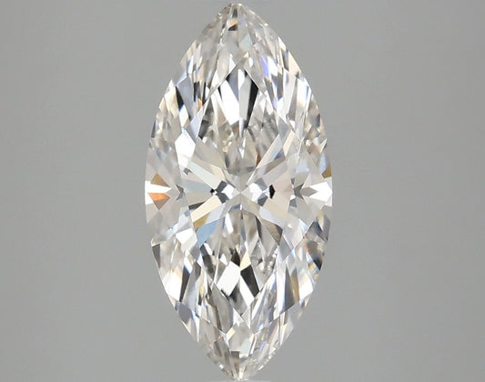 Lab-Grown Marquise Diamond - 1.96 Carats, F Color, VVS2 Clarity - Certified by IGI - Report Number: LG671412486