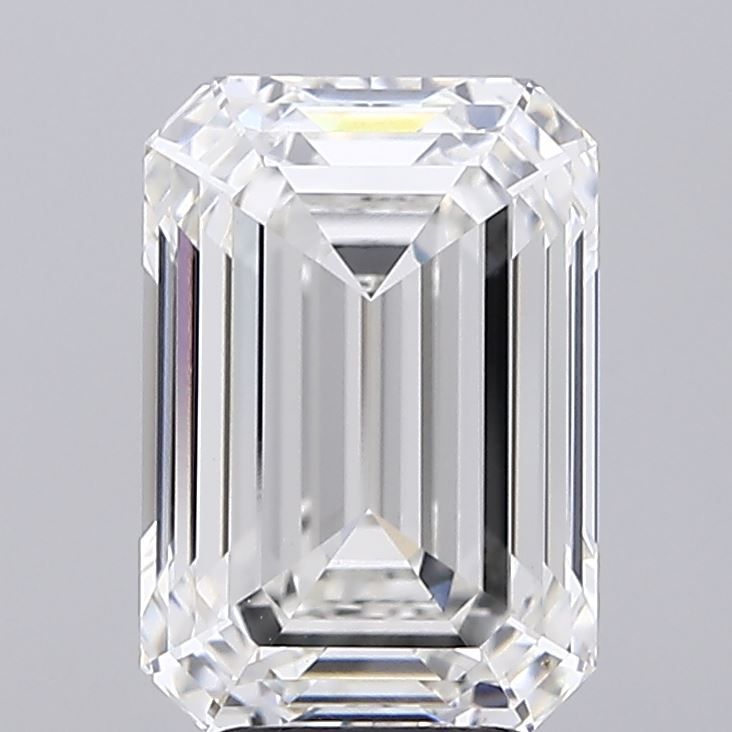 Lab-Grown Emerald Diamond - 4.68 Carats, F Color, VVS2 Clarity - Certified by IGI - Report Number: LG670412441