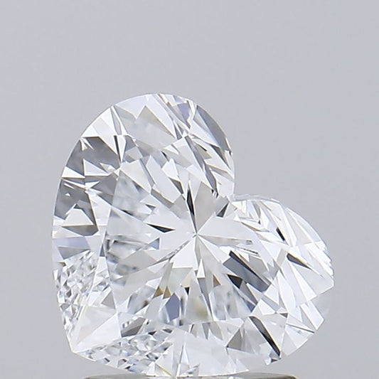 Lab-Grown Heart Diamond - 1.59 Carats, E Color, VVS2 Clarity - Certified by IGI - Report Number: LG648497453