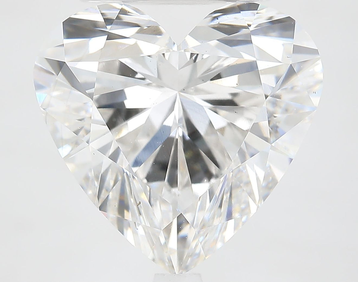 Lab-Grown Heart Diamond - 4.88 Carats, F Color, VS1 Clarity - Certified by IGI - Report Number: LG625460614