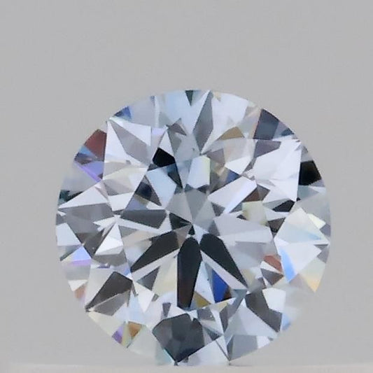 Lab-Grown Round Diamond - 0.3 Carats, Fancy Blue Color, VS2 Clarity - Certified by IGI - Report Number: LG689573653