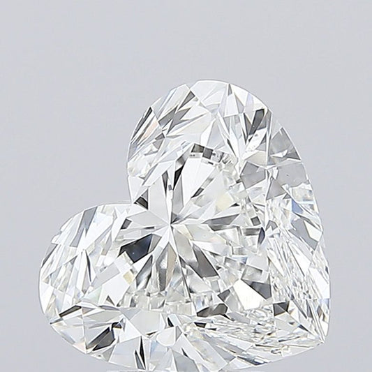 Lab-Grown Heart Diamond - 5.01 Carats, F Color, VVS2 Clarity - Certified by IGI - Report Number: LG712566570