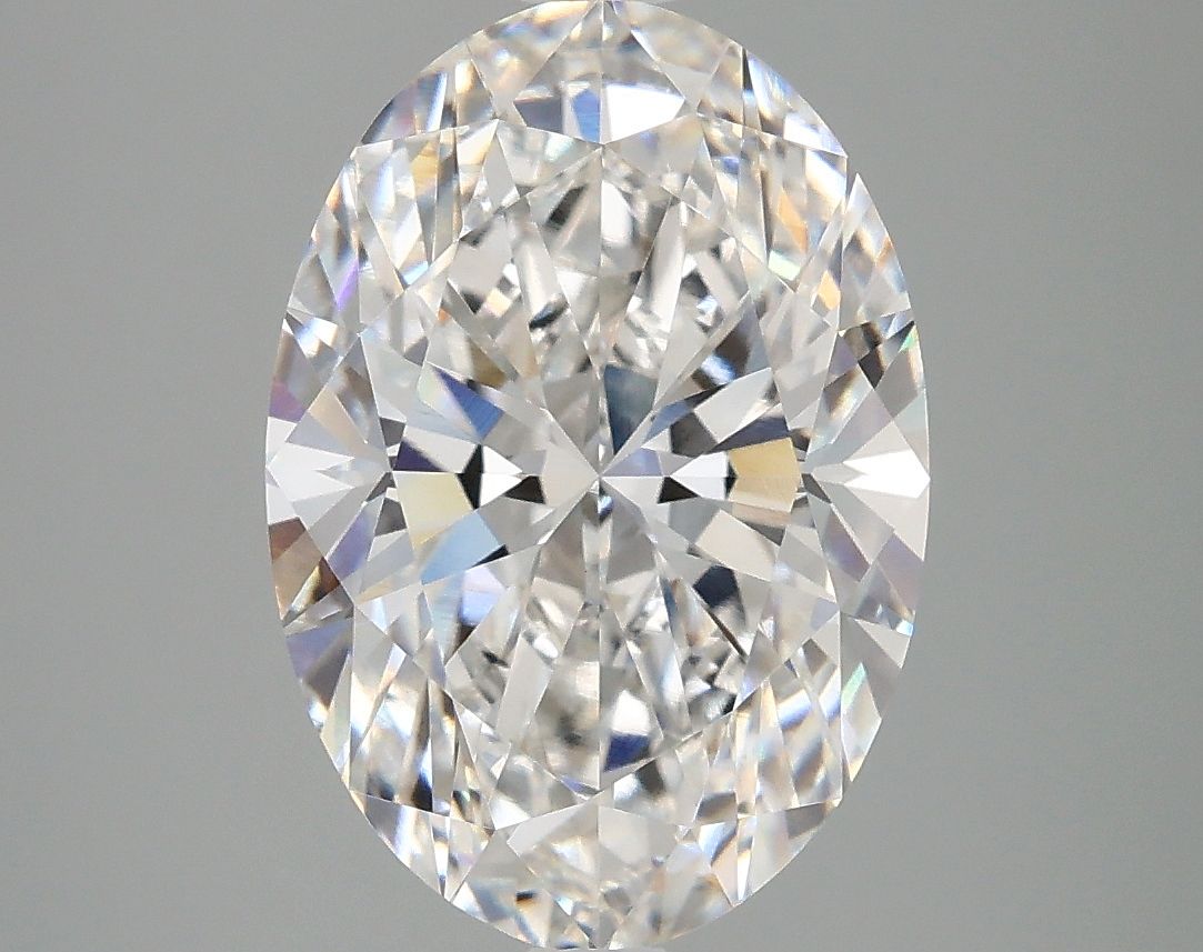 Lab-Grown Oval Diamond - 4.08 Carats, F Color, VVS2 Clarity - Certified by IGI - Report Number: LG681523952