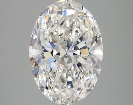 Lab-Grown Oval Diamond - 4.08 Carats, F Color, VVS2 Clarity - Certified by IGI - Report Number: LG681523952