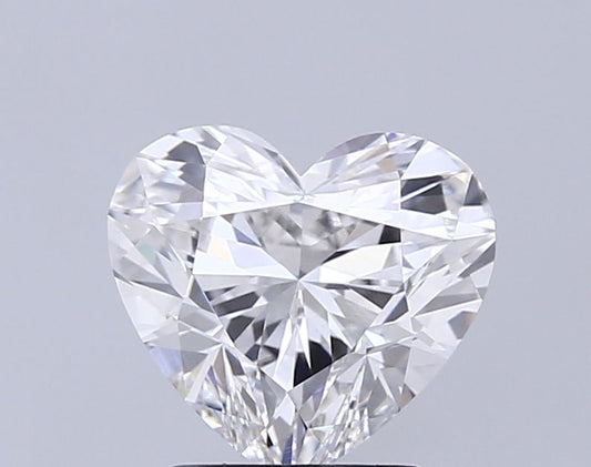 Lab-Grown Heart Diamond - 2.51 Carats, F Color, VVS2 Clarity - Certified by IGI - Report Number: LG692589793