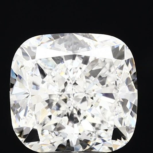 Lab-Grown Cushion Diamond - 4.01 Carats, D Color, VVS2 Clarity - Certified by IGI - Report Number: LG662445018