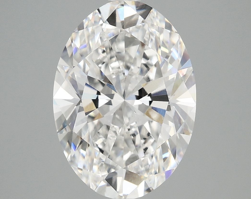 Lab-Grown Oval Diamond - 4.01 Carats, E Color, VVS2 Clarity - Certified by IGI - Report Number: LG696585757