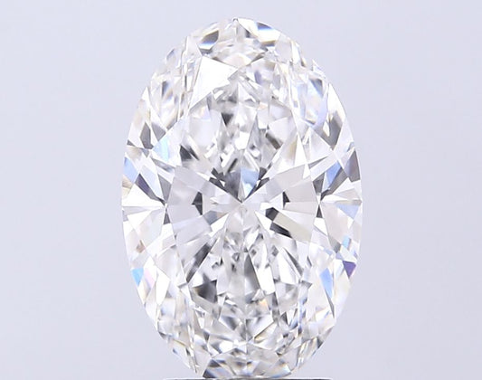 Lab-Grown Oval Diamond - 3.52 Carats, E Color, VS1 Clarity - Certified by IGI - Report Number: LG717536714