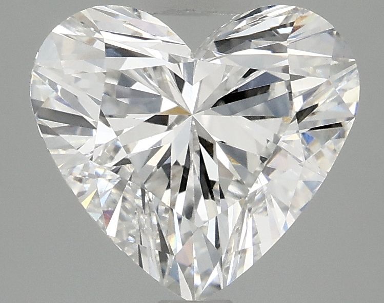 Lab-Grown Heart Diamond - 2.51 Carats, F Color, VS1 Clarity - Certified by IGI - Report Number: LG694502145