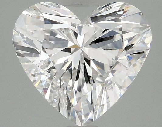 Lab-Grown Heart Diamond - 2.51 Carats, F Color, VS1 Clarity - Certified by IGI - Report Number: LG694502145