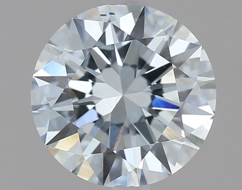 Lab-Grown Round Diamond - 1.01 Carats, Fancy Blue Color, VS2 Clarity - Certified by IGI - Report Number: LG680510001