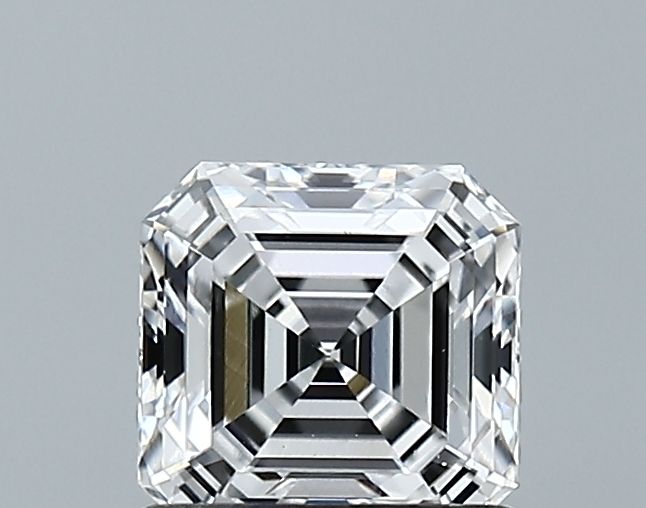 Lab-Grown Asscher Diamond - 1.04 Carats, E Color, VVS1 Clarity - Certified by GIA - Report Number: 6505907970