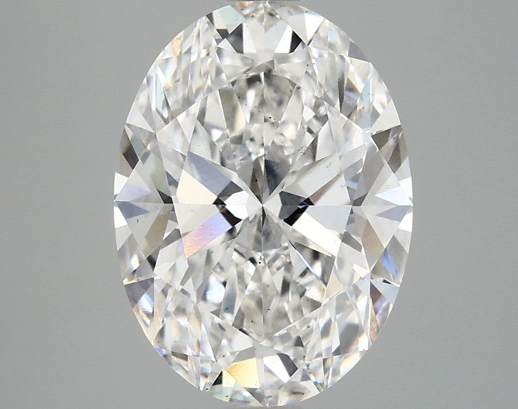 Lab-Grown Oval Diamond - 4.03 Carats, F Color, VS2 Clarity - Certified by IGI - Report Number: LG696587885