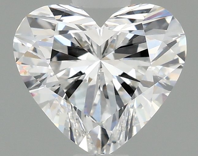 Lab-Grown Heart Diamond - 0.96 Carats, D Color, VVS2 Clarity - Certified by IGI - Report Number: LG677580490