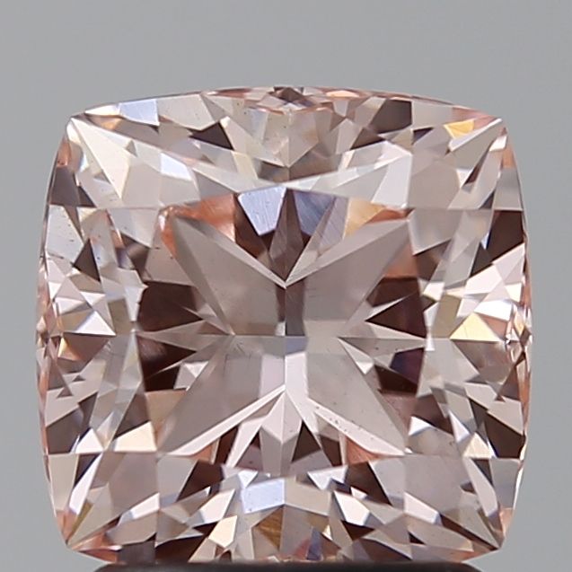 Lab-Grown Cushion Diamond - 2.02 Carats, Fancy Intense Pink Color, VS1 Clarity - Certified by IGI - Report Number: LG638446786