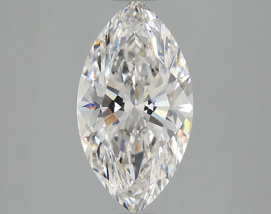 Lab-Grown Marquise Diamond - 1.99 Carats, F Color, VS2 Clarity - Certified by IGI - Report Number: LG670405669
