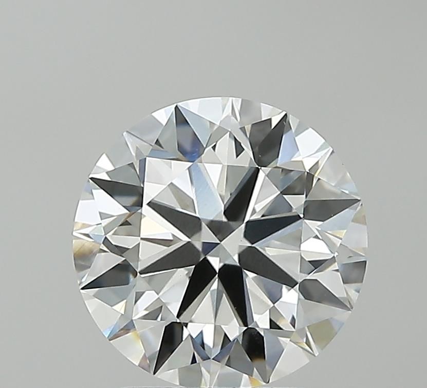 Lab-Grown Round Diamond - 2.51 Carats, F Color, VVS2 Clarity - Certified by IGI - Report Number: LG675589657