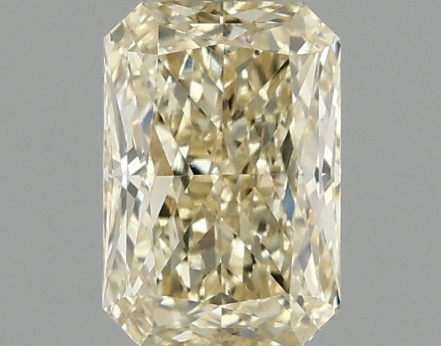 Lab-Grown Radiant Diamond - 1.04 Carats, Fancy Vivid Yellow Color, VVS2 Clarity - Certified by IGI - Report Number: LG691579380