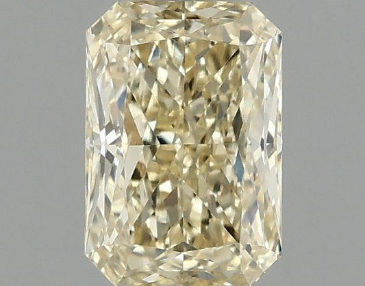 Lab-Grown Radiant Diamond - 1.04 Carats, Fancy Vivid Yellow Color, VVS2 Clarity - Certified by IGI - Report Number: LG691579380