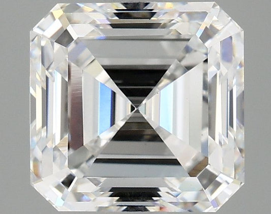 Lab-Grown Asscher Diamond - 2.96 Carats, D Color, VS1 Clarity - Certified by IGI - Report Number: LG687568877