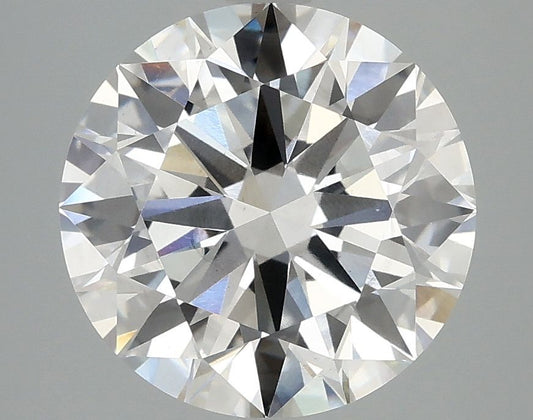 Lab-Grown Round Diamond - 3.98 Carats, F Color, VS2 Clarity - Certified by IGI - Report Number: LG715545149