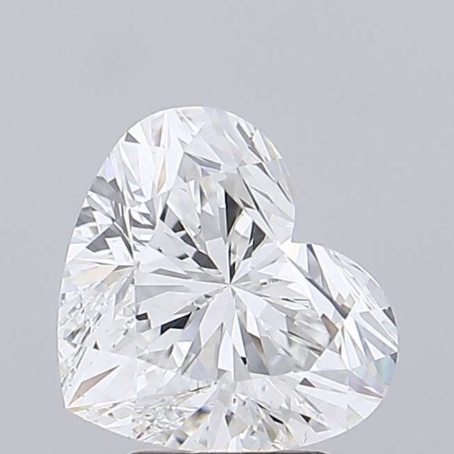 Lab-Grown Heart Diamond - 3.02 Carats, D Color, VS2 Clarity - Certified by IGI - Report Number: LG692599208