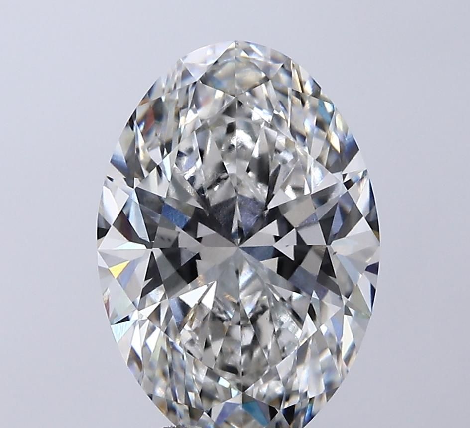 Lab-Grown Oval Diamond - 3.55 Carats, F Color, VVS2 Clarity - Certified by IGI - Report Number: LG715589267