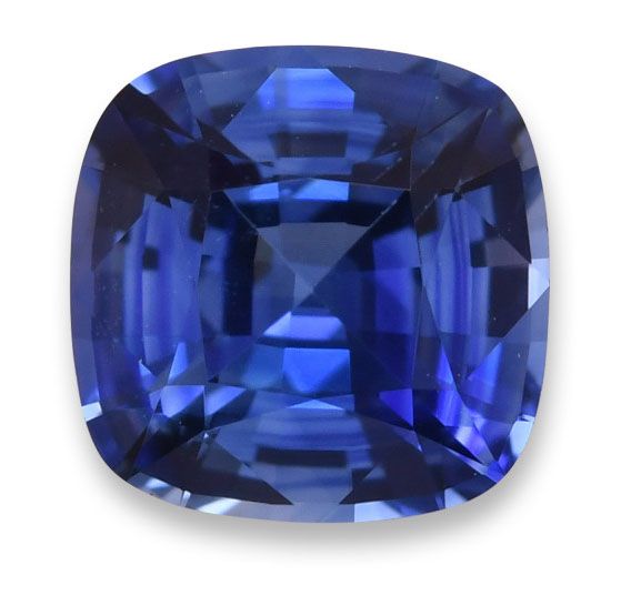 Cushion 1.55ct Blue Blue Sapphire EC Clarity • NONE • 36C350A742