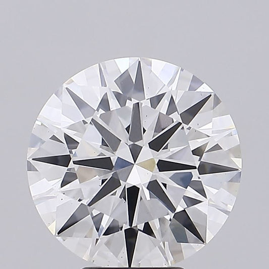 Lab-Grown Round Diamond - 6.08 Carats, E Color, VS2 Clarity - Certified by IGI - Report Number: 606324029