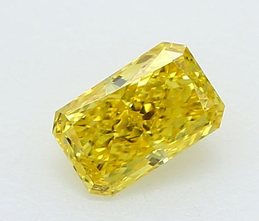 Lab-Grown Round Diamond - 0.4 Carats, Fancy Deep Brownish Orange Color, VS2 Clarity - Certified by IGI - Report Number: LG634446378