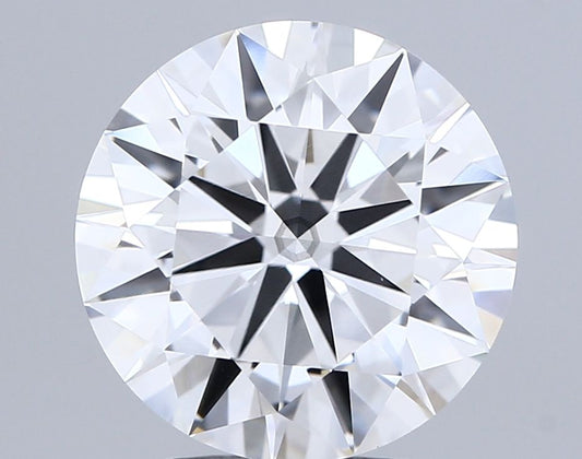 Lab-Grown Round Diamond - 5.16 Carats, F Color, VS2 Clarity - Certified by IGI - Report Number: LG670422422