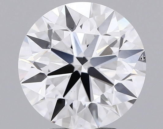 Lab-Grown Round Diamond - 3.95 Carats, F Color, VS2 Clarity - Certified by IGI - Report Number: LG608359201