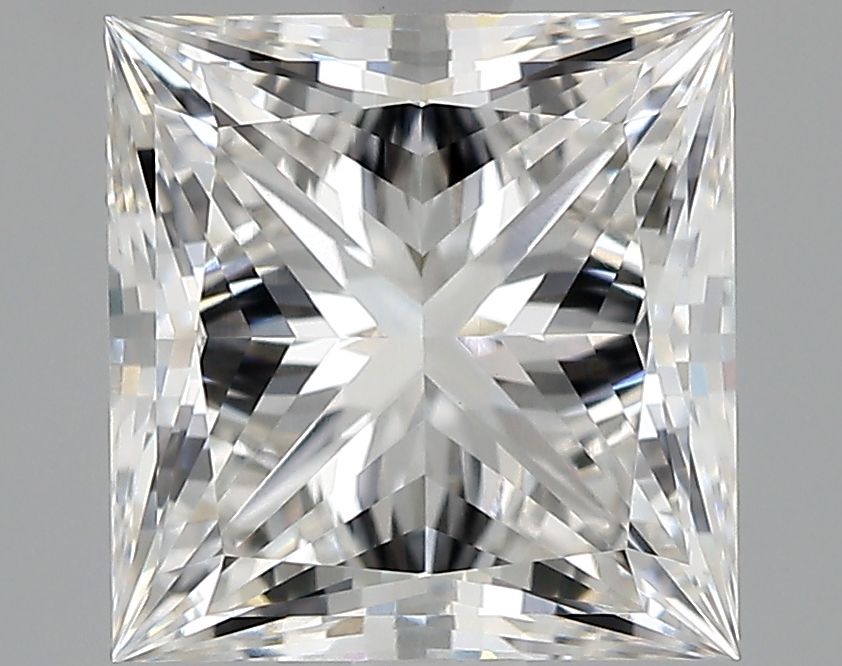 Lab-Grown Princess Diamond - 2.52 Carats, F Color, VVS2 Clarity - Certified by IGI - Report Number: LG561262845