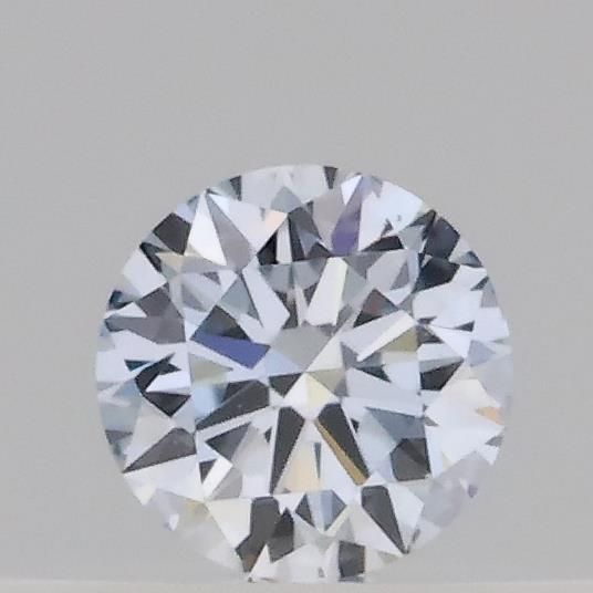 Lab-Grown Round Diamond - 0.17 Carats, Fancy Blue Color, VS1 Clarity - Certified by IGI - Report Number: LG689573634
