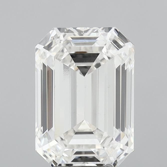 Lab-Grown Emerald Diamond - 3.52 Carats, F Color, VVS2 Clarity - Certified by IGI - Report Number: LG694505820