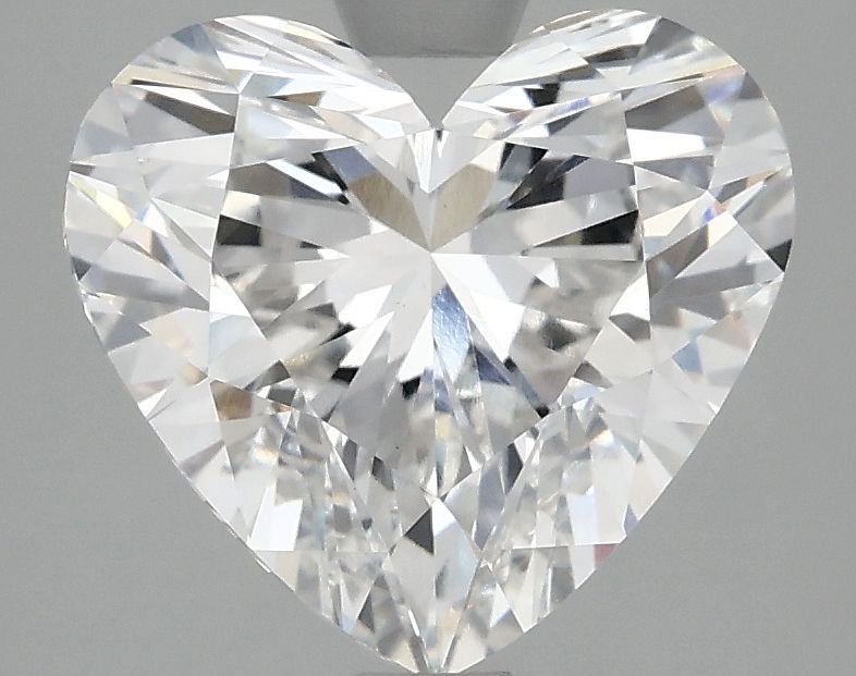 Lab-Grown Heart Diamond - 3.02 Carats, E Color, VVS2 Clarity - Certified by IGI - Report Number: LG691541444