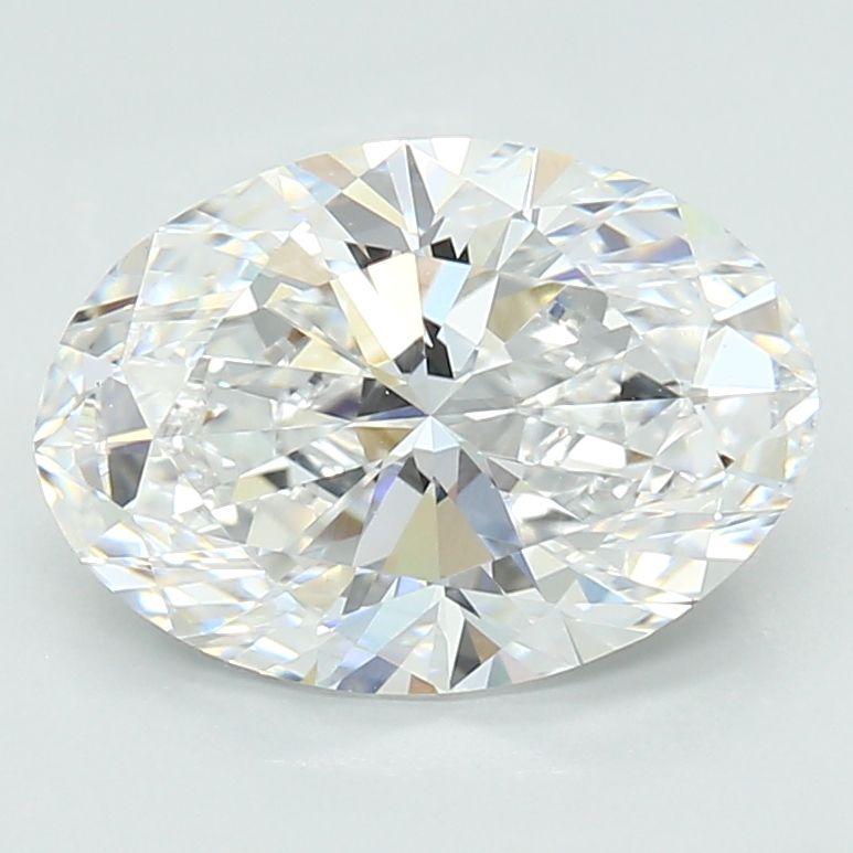 Lab-Grown Oval Diamond - 2.58 Carats, D Color, VVS2 Clarity - Certified by IGI - Report Number: LG688507972