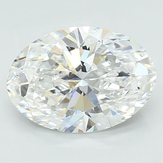 Lab-Grown Oval Diamond - 2.58 Carats, D Color, VVS2 Clarity - Certified by IGI - Report Number: LG688507972
