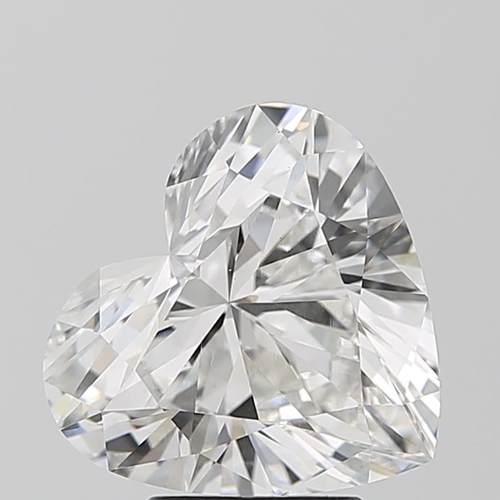 Lab-Grown Heart Diamond - 3.5 Carats, F Color, VS1 Clarity - Certified by IGI - Report Number: LG687525121