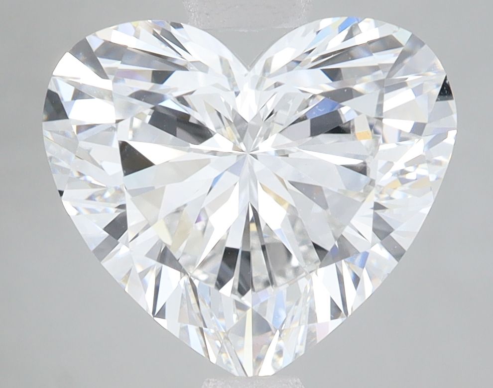 Lab-Grown Heart Diamond - 4.1 Carats, E Color, VVS2 Clarity - Certified by IGI - Report Number: LG673402112