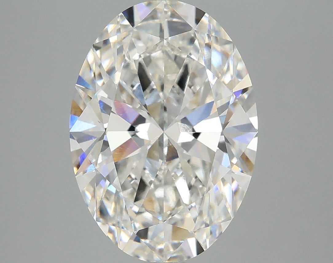 Lab-Grown Oval Diamond - 4.02 Carats, F Color, VVS2 Clarity - Certified by IGI - Report Number: LG683541636