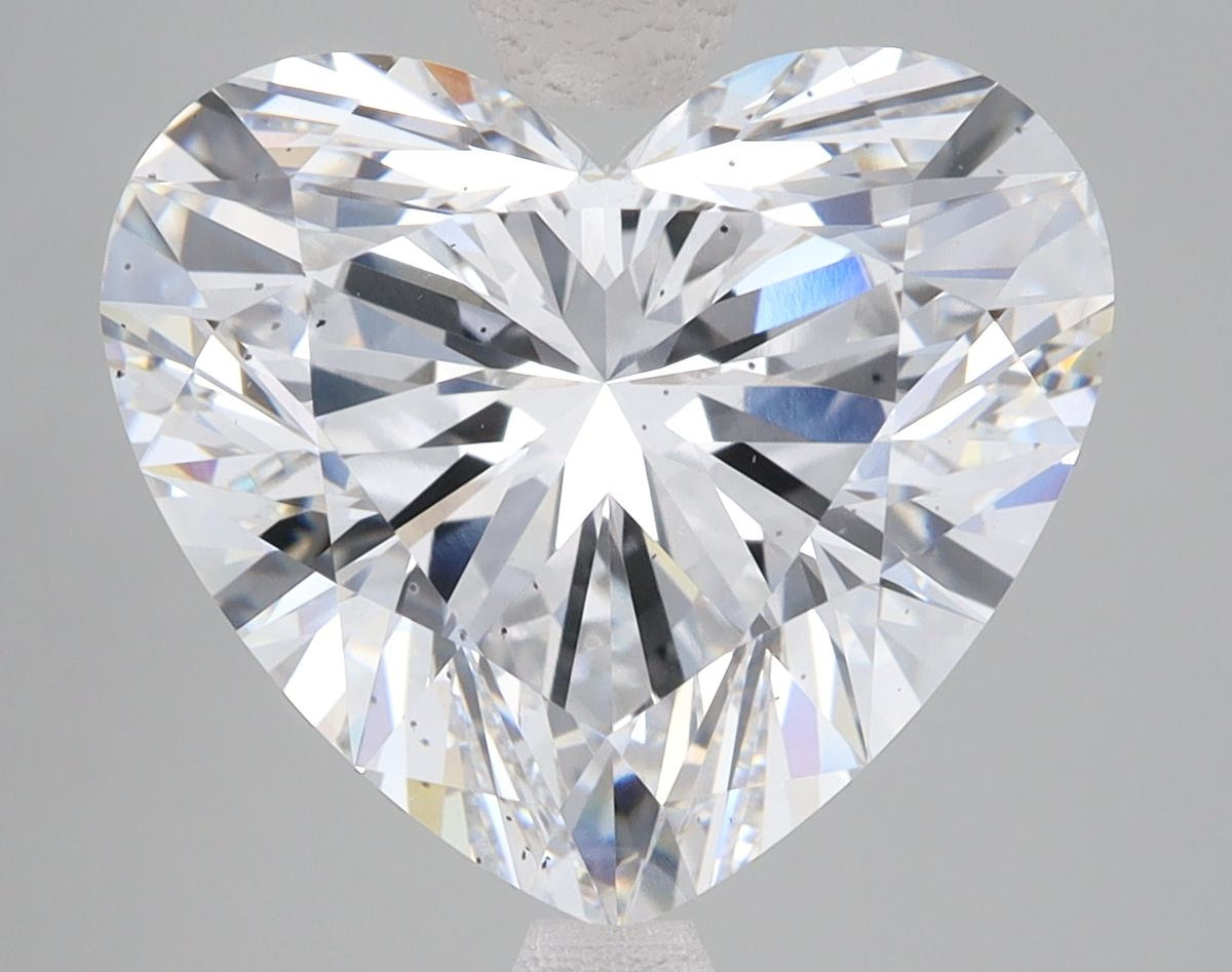 Lab-Grown Heart Diamond - 7.08 Carats, E Color, VS2 Clarity - Certified by IGI - Report Number: LG637466201