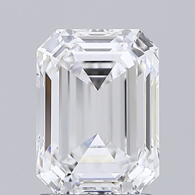 Lab-Grown Emerald Diamond - 1.54 Carats, D Color, VVS2 Clarity - Certified by IGI - Report Number: LG677571012