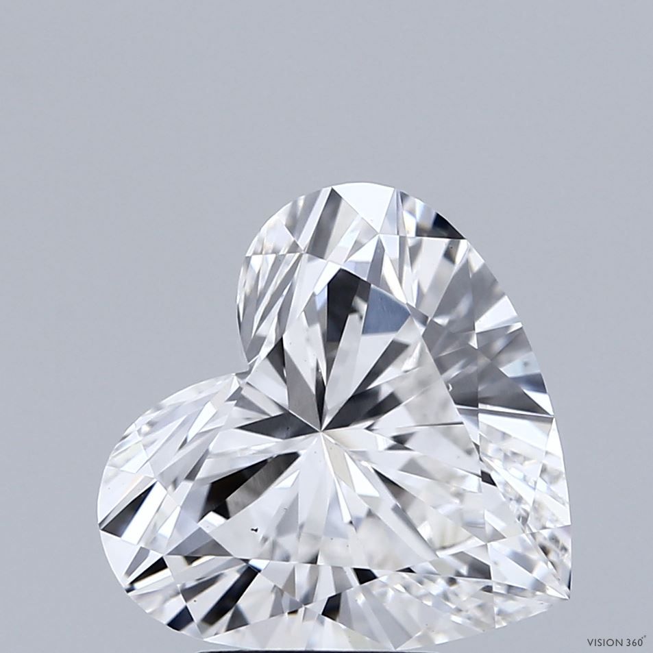 Lab-Grown Heart Diamond - 4.01 Carats, F Color, VS1 Clarity - Certified by IGI - Report Number: LG696577530