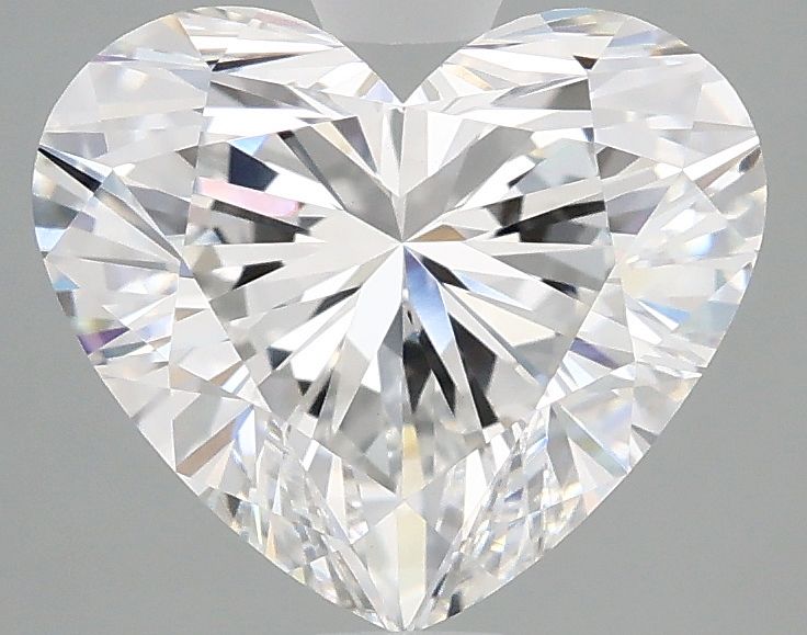Lab-Grown Heart Diamond - 3.0 Carats, E Color, VVS2 Clarity - Certified by IGI - Report Number: LG680529342