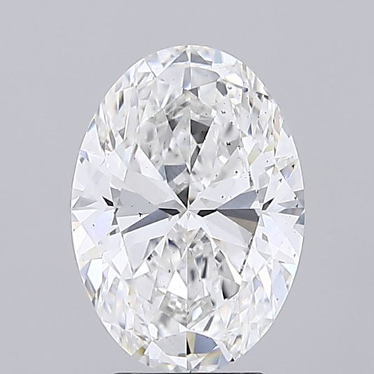 Lab-Grown Oval Diamond - 3.53 Carats, F Color, VS2 Clarity - Certified by IGI - Report Number: LG713534580